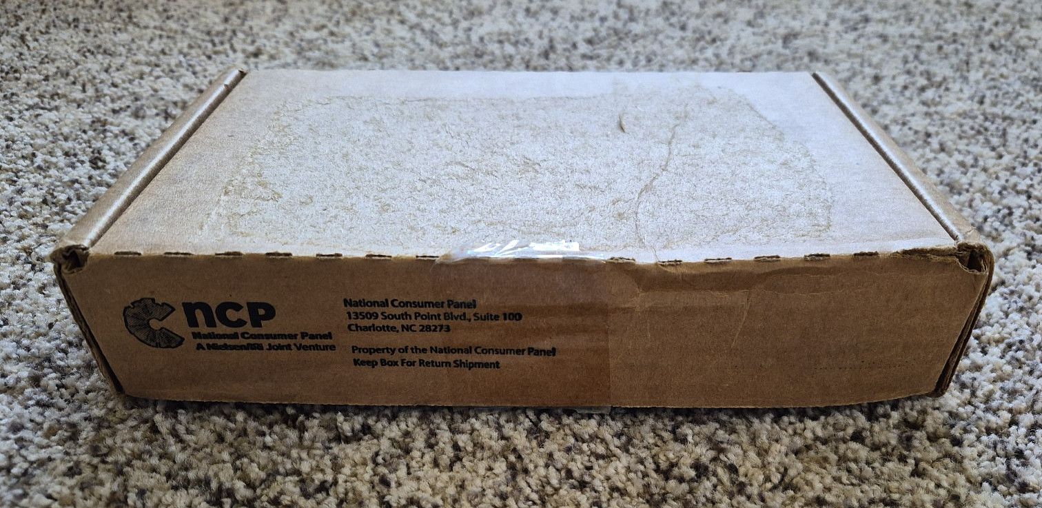 AC NIELSON HOMESCAN HANDHELD BAR CODE SCANNER w/ Cords -Original Box -Intermec