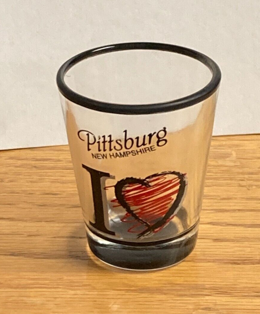 NEW I LOVE PITTSBURG NEW HAMPSHIRE Souvenir Shot Glass