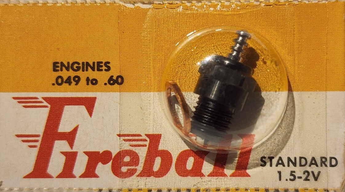 Fireball R/C IDLE BAR GLOW PLUG Standard 1.5-2V For 0.49 to 0.60 Engines
