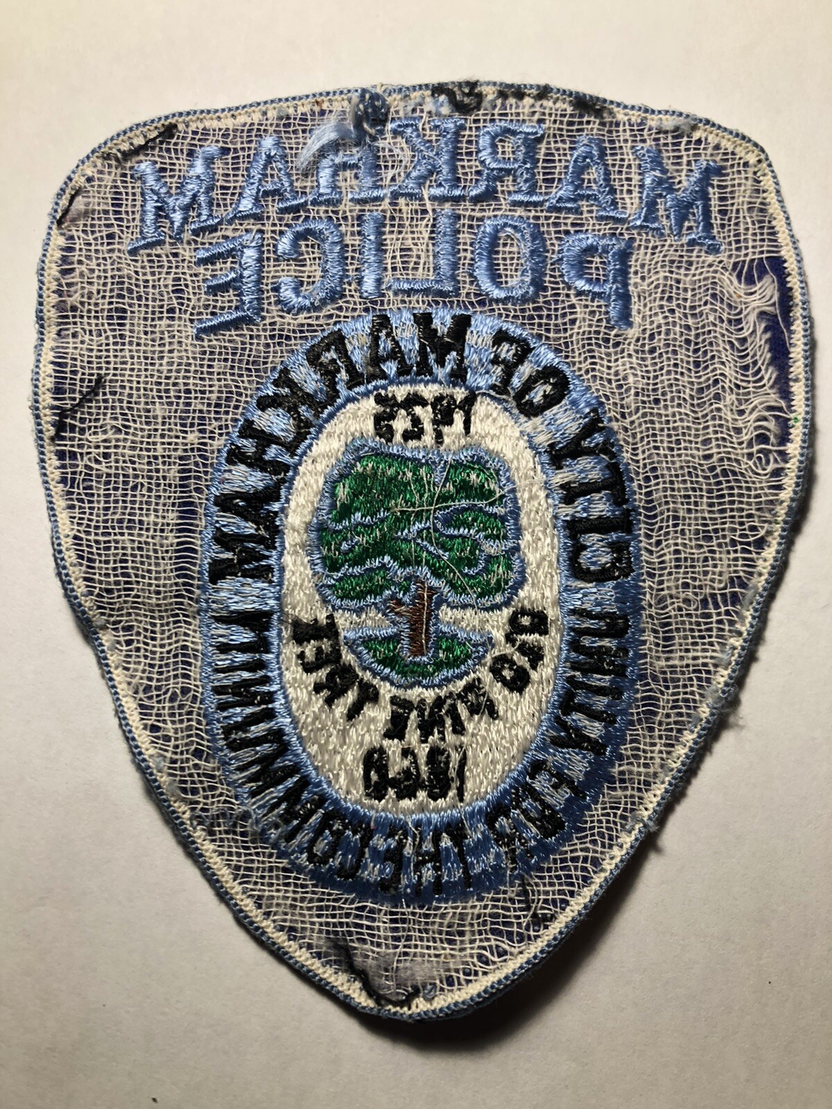 Markham Illinois Police Patch