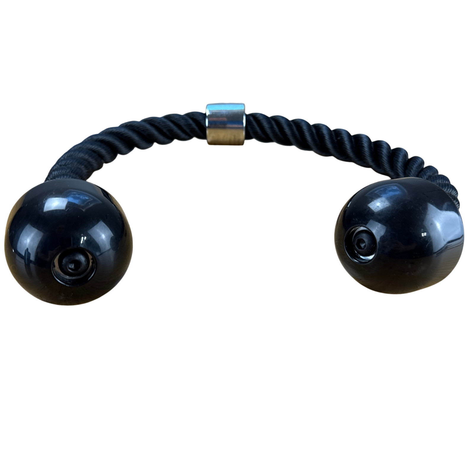 Triceps Rope Cable Attachment Heavy Duty Nylon Pushdown Face Pull Gym Equipment