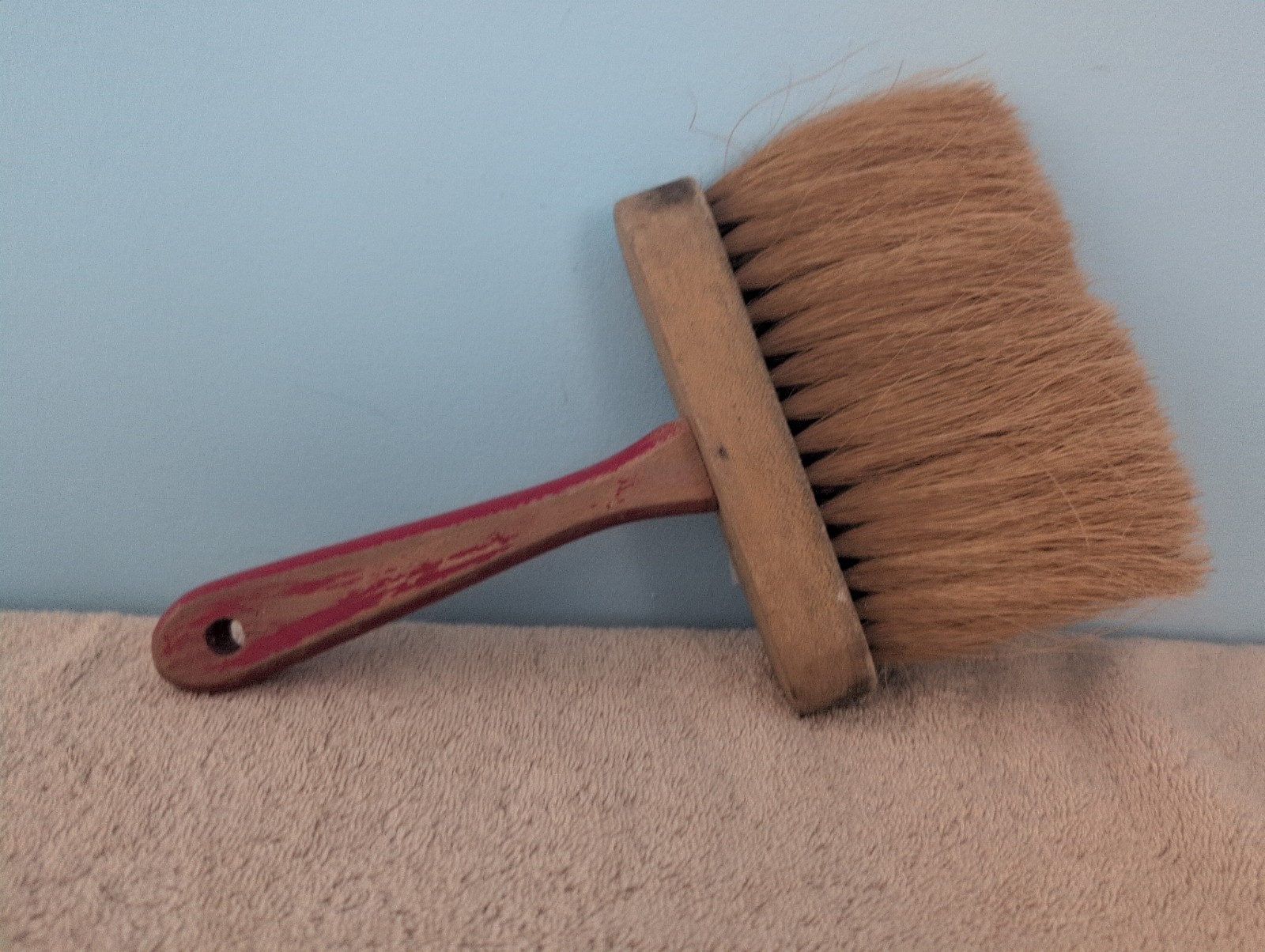 Set of Three Vintage Block Wood paint brushes.