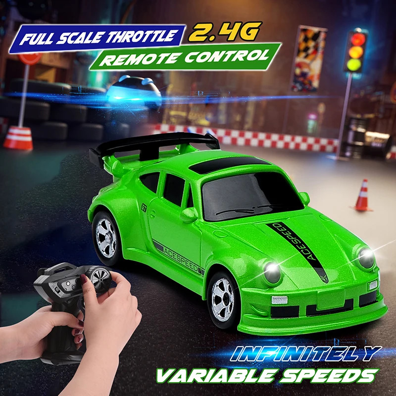 1/64 2.4G RC 4WD Drift Car JM20 Racing Desktop Remote Control Electric Mini Toys