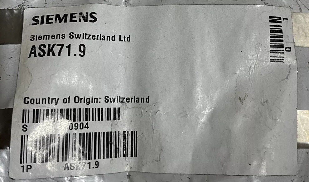 Siemens ASK71.9 UNIVERSAL LEVER Nos Surplus