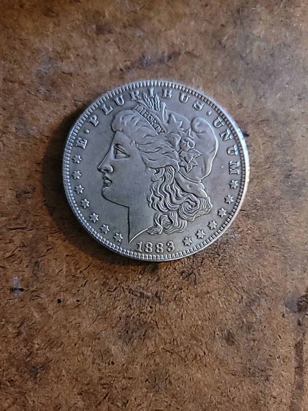 Good Luck Flipping Coin Morgan Dollar
