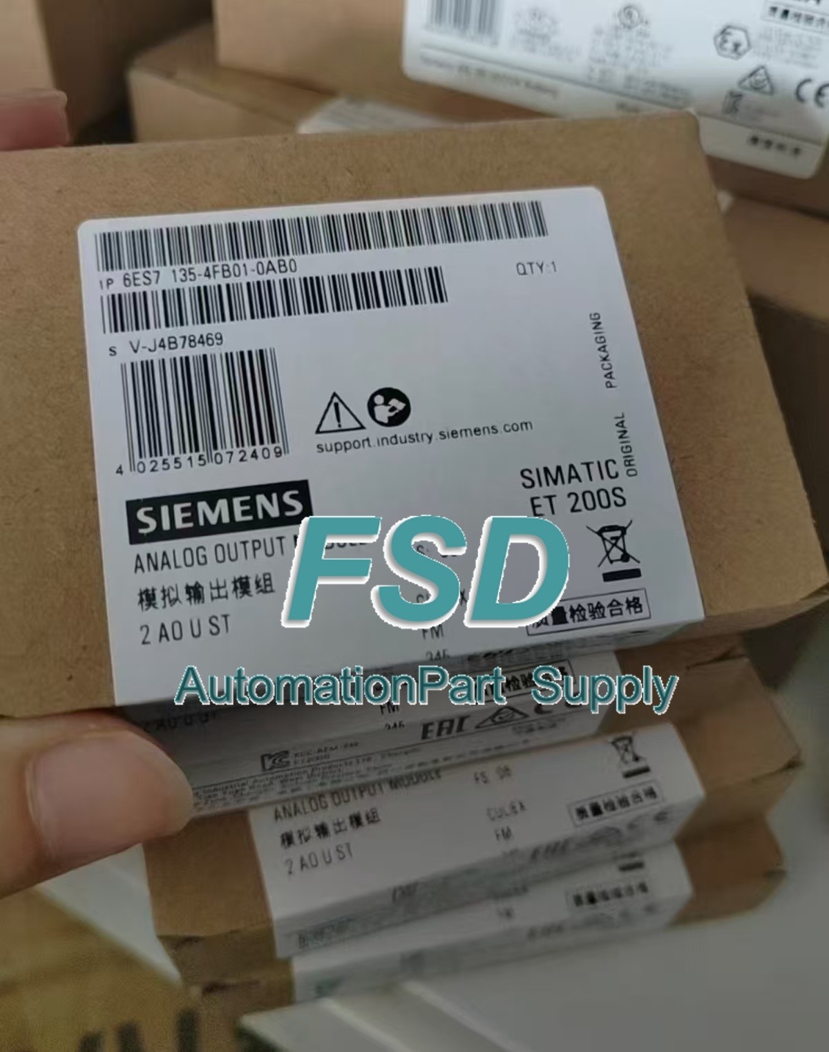 1 PC  Original  Siemens  6ES7135-4FB01-0AB0   Expedited  Shipping