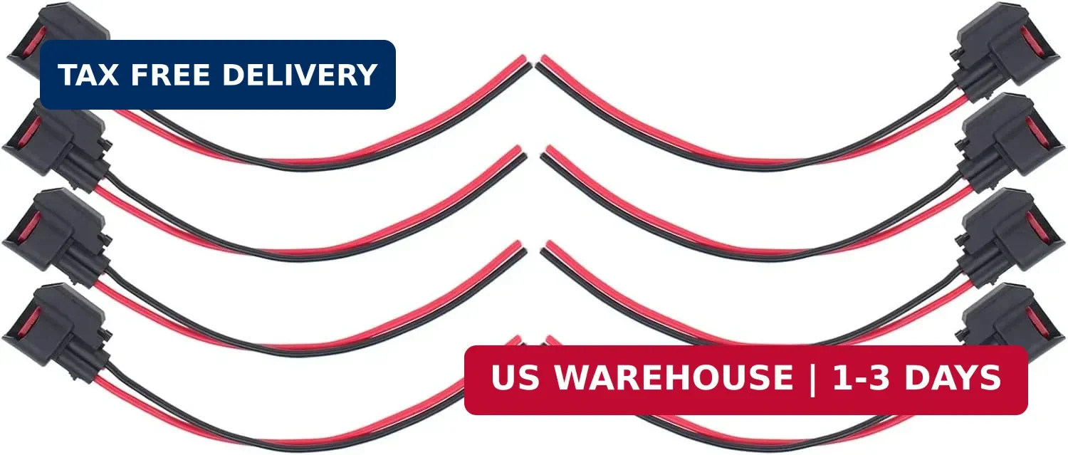 Fuel Injector Connector Pigtail Wiring Harness for Chevy Chrysler Dodge