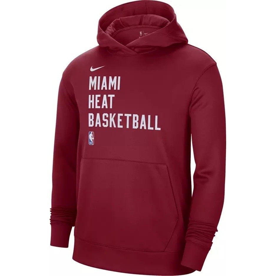 Nike Miami Heat 2024 Performance Spotlight On-Court Practice Hoodie Size XL Red