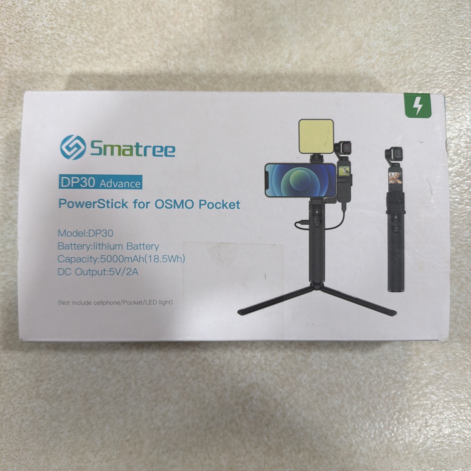 Smatree Power Stick (Power Bank) DP30 Advance For DJI Osmo Pocket 3 New in Box