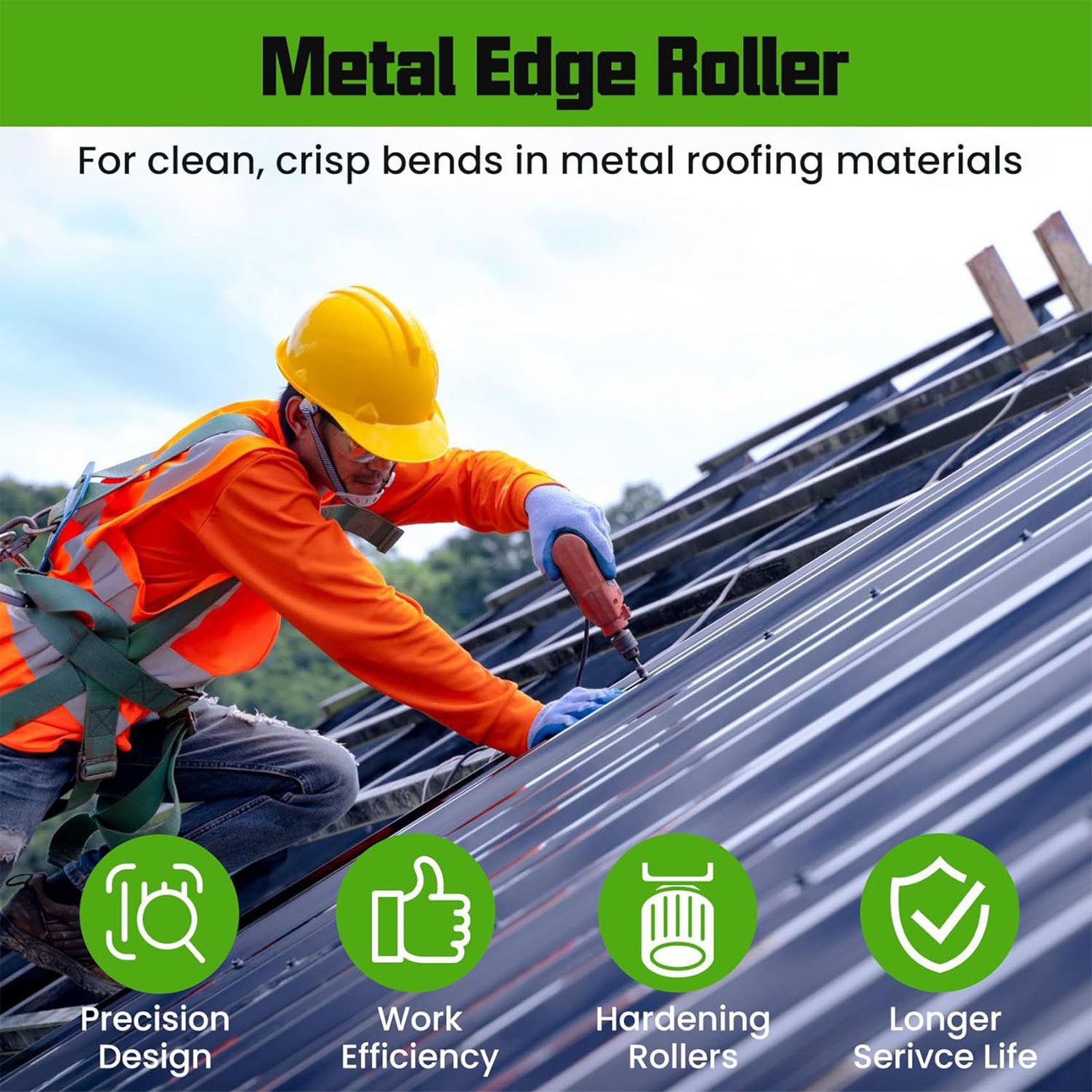 Professional Metal Edge Roller For Bending Tool 0 To 90 Degree Popular