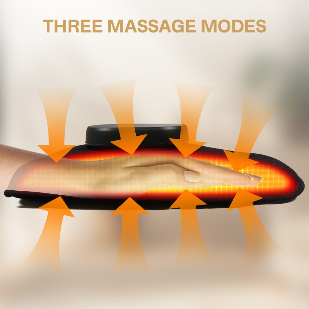 Cordless Hand Massager for Arthritis with Heat Compression Relief Therapy Glove