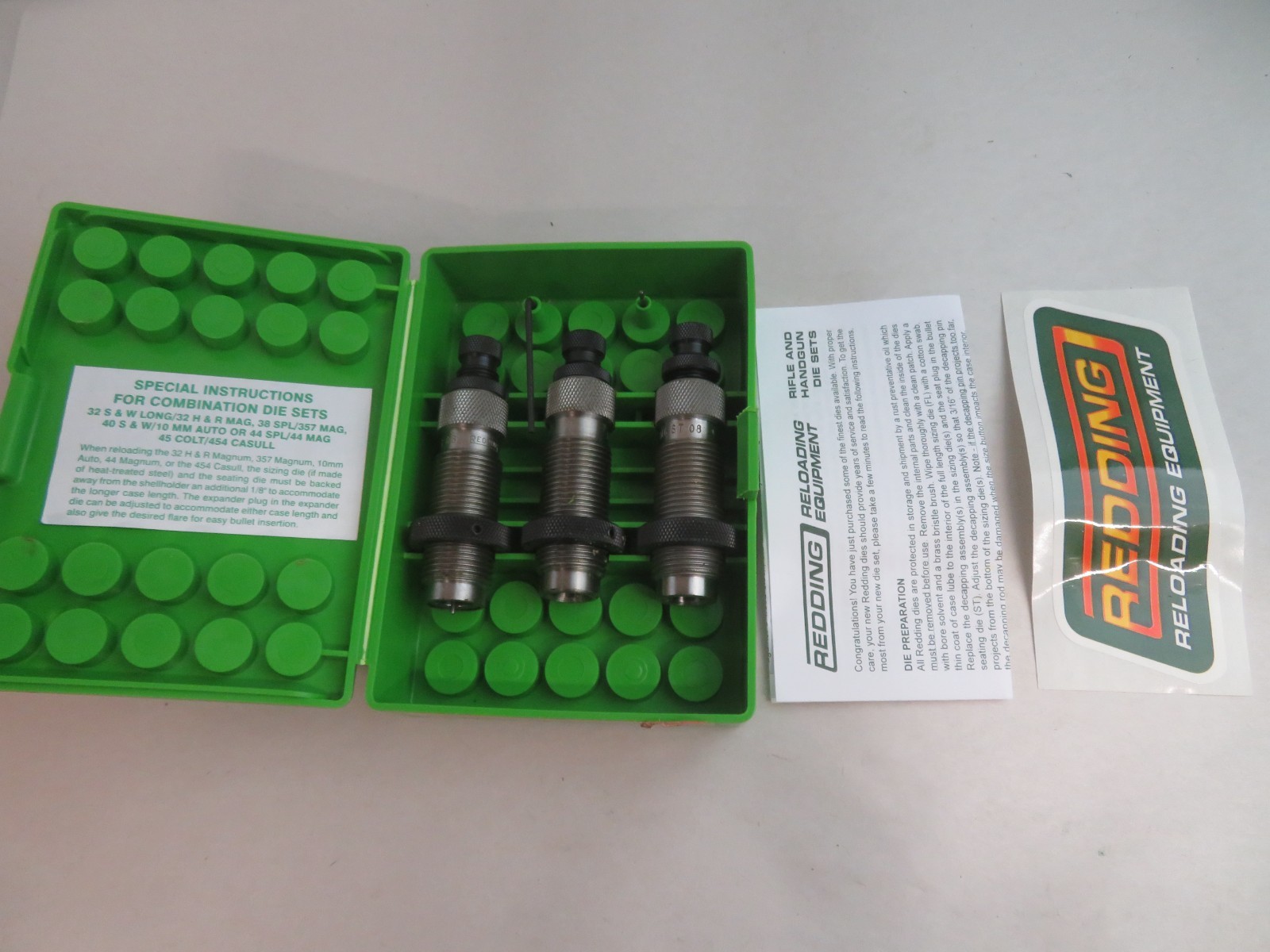 87286 REDDING NXGEN CARBIDE SIZING DIE 44 SPECIAL/44 MAGNUM