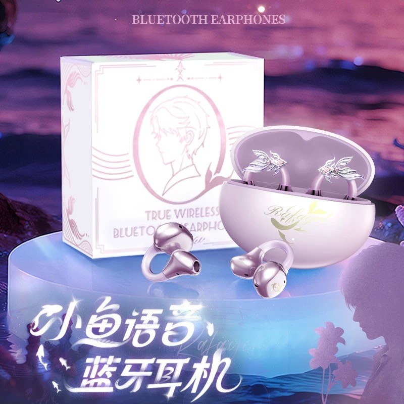 Love and Deepspace Rafayel Qi Yu Wireless Bluetooth Earphones Headset Gift Set