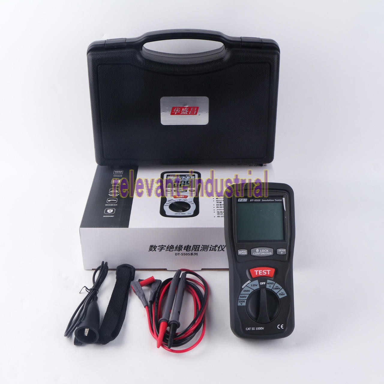 1PCS NEW CEM DT-5505 Insulation Testers Large Dual Display with Backlight