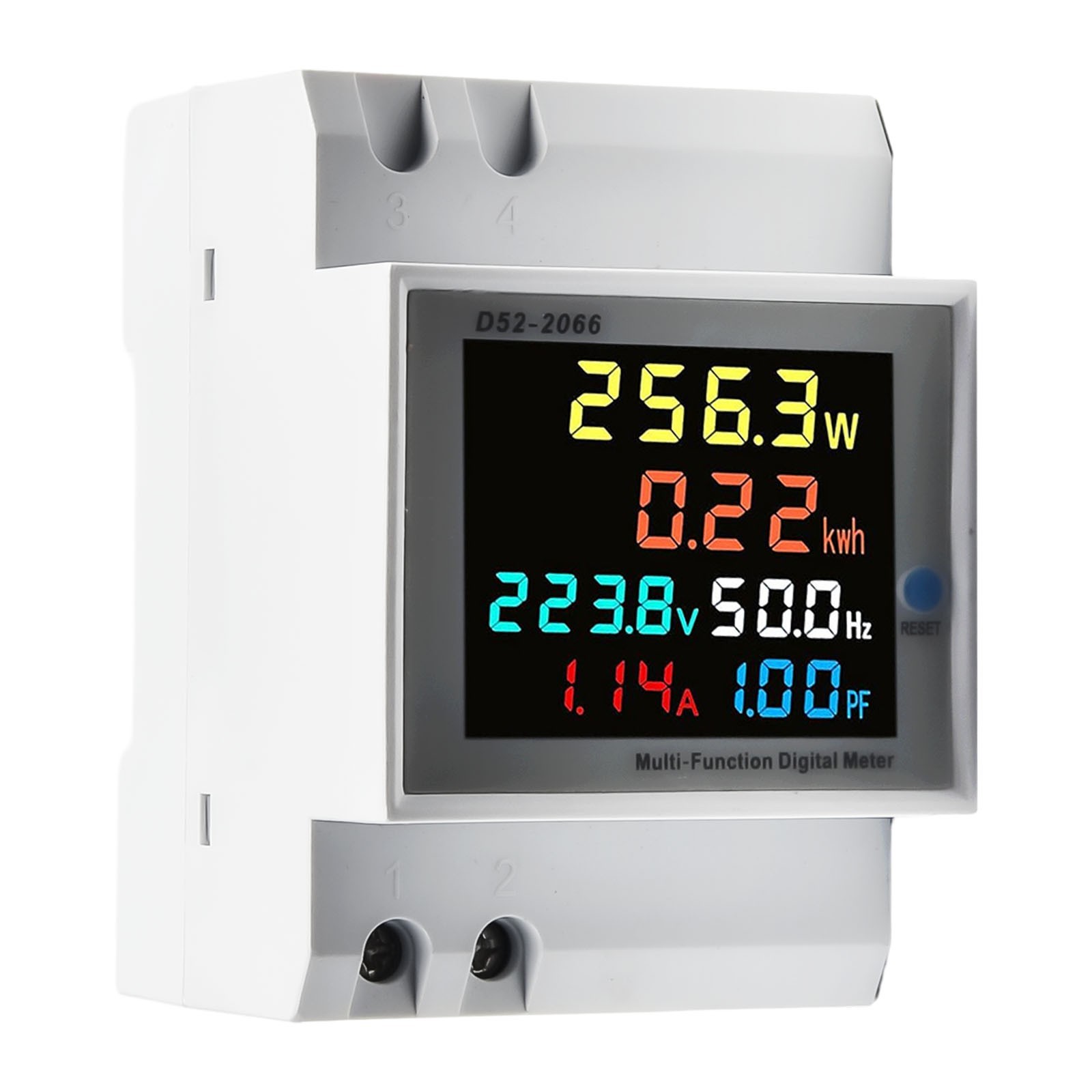 High Precision 100A DIN Rail AC Meter With Integrated for current Transformer
