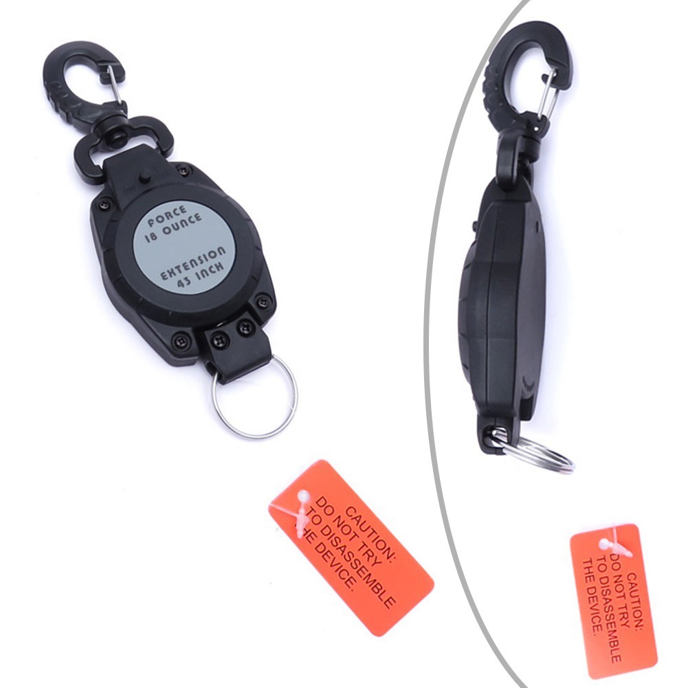 Retractable Dive Accessory with Clip for Easy Gear Management while Underwater