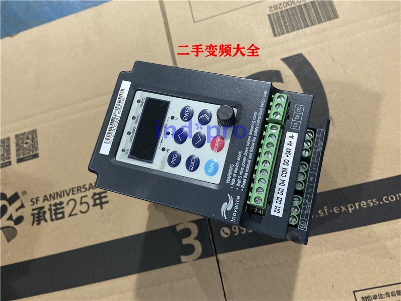 1pc used inverter MD300A-S0.4BC 0.4KW 220V