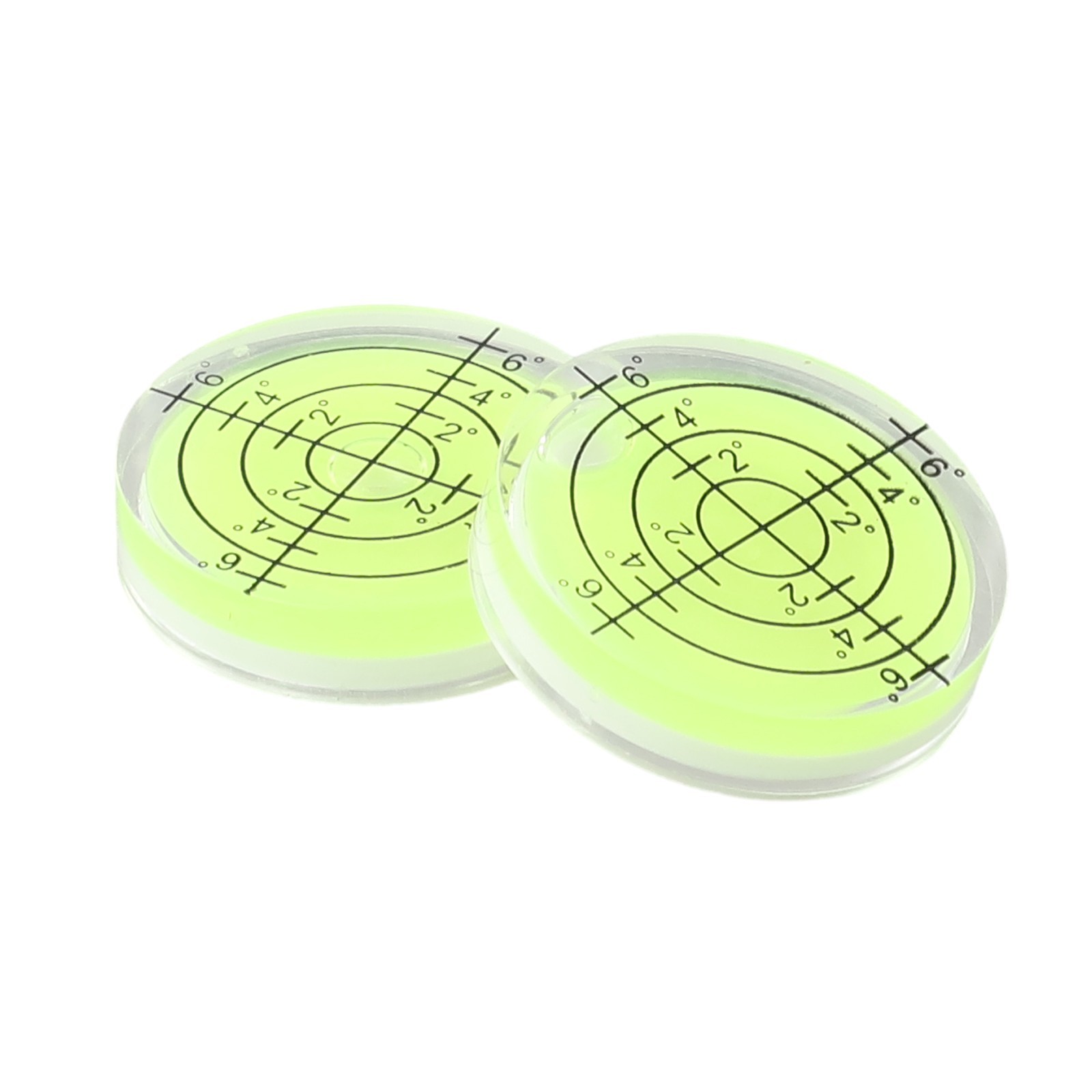 2 Pcs Wear Resistant Degree Mark Bubble Level 32 * 7mm Precision Bubble Level