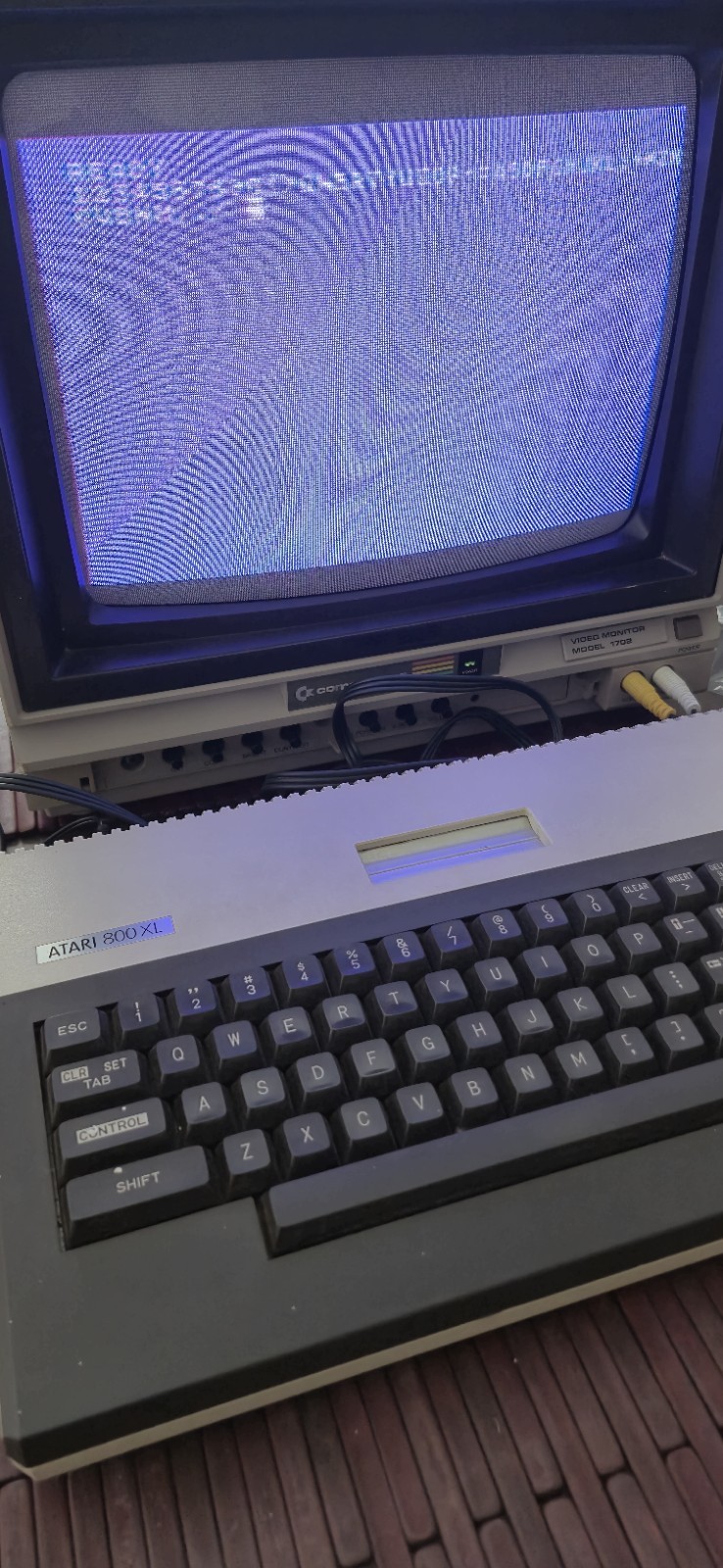 2 x Atari 800XL Computers With SDrive-Max,SIO2SD,1Power Supply,1Controller,AS IS
