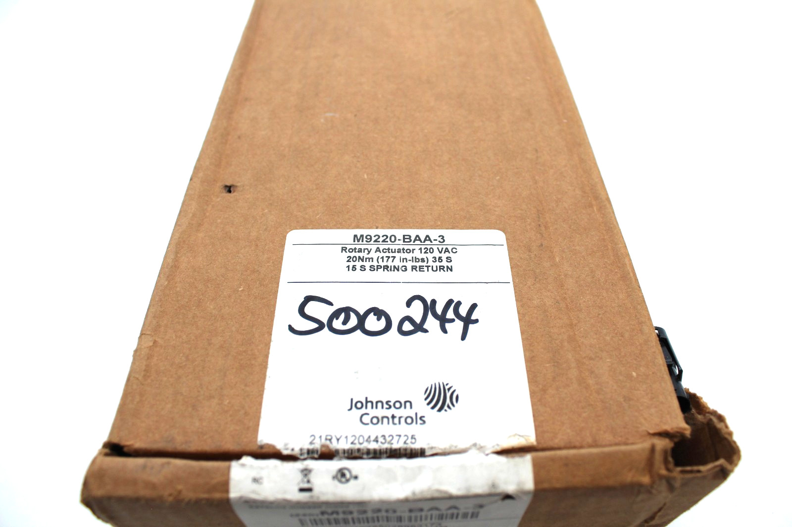 Johnson Controls M9220-BAA-3 120VAC Spring Return Damper Actuator - NEW