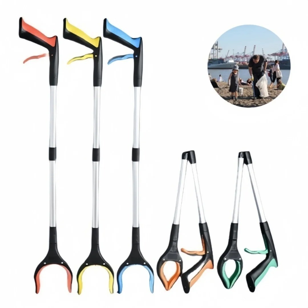 Foldable Reacher Grabber Tool-Extended Trash Picker Claw