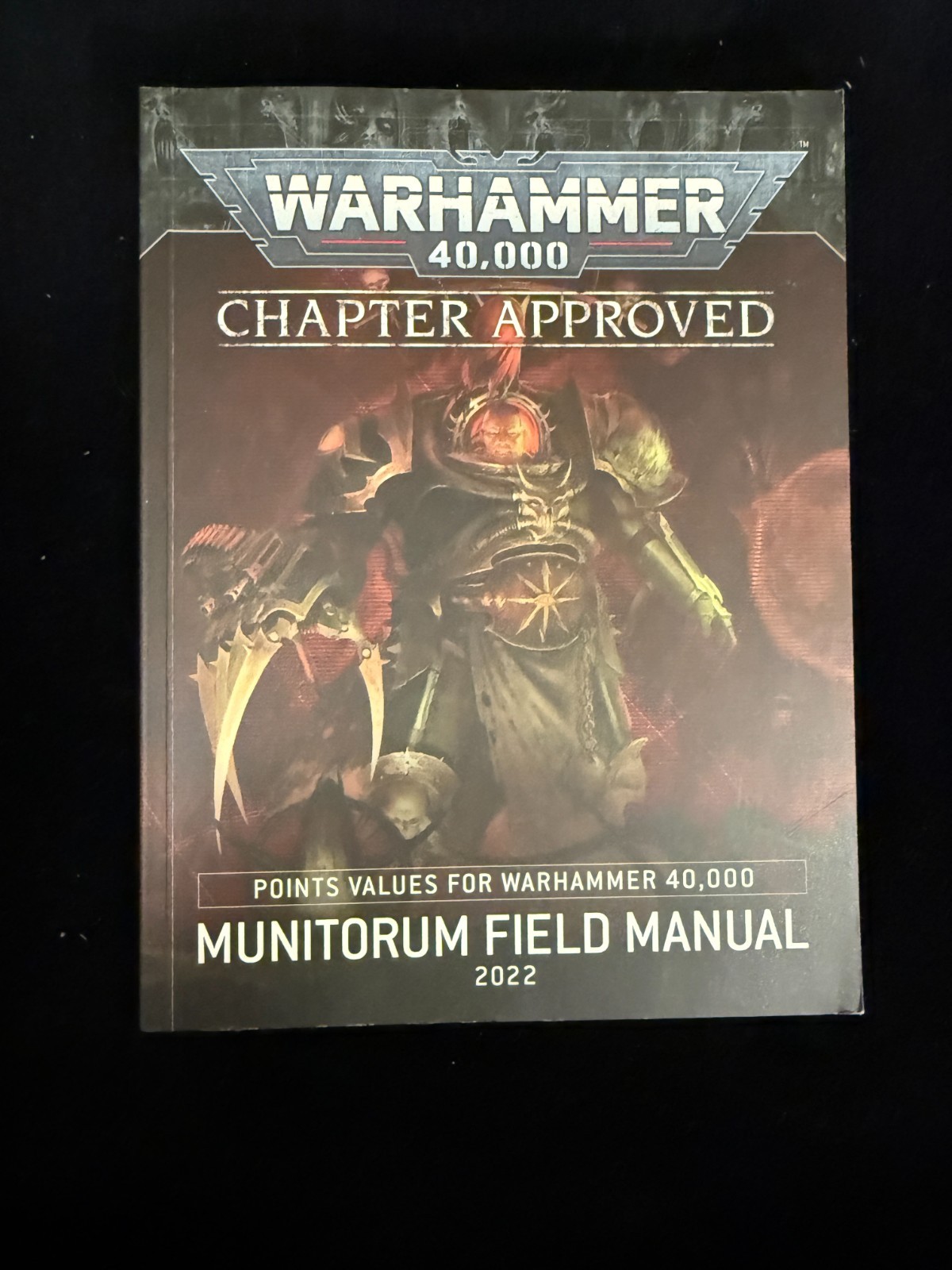 Warhammer 40k Chapter Approved Munitorum Field Manual 2022 Rulebook