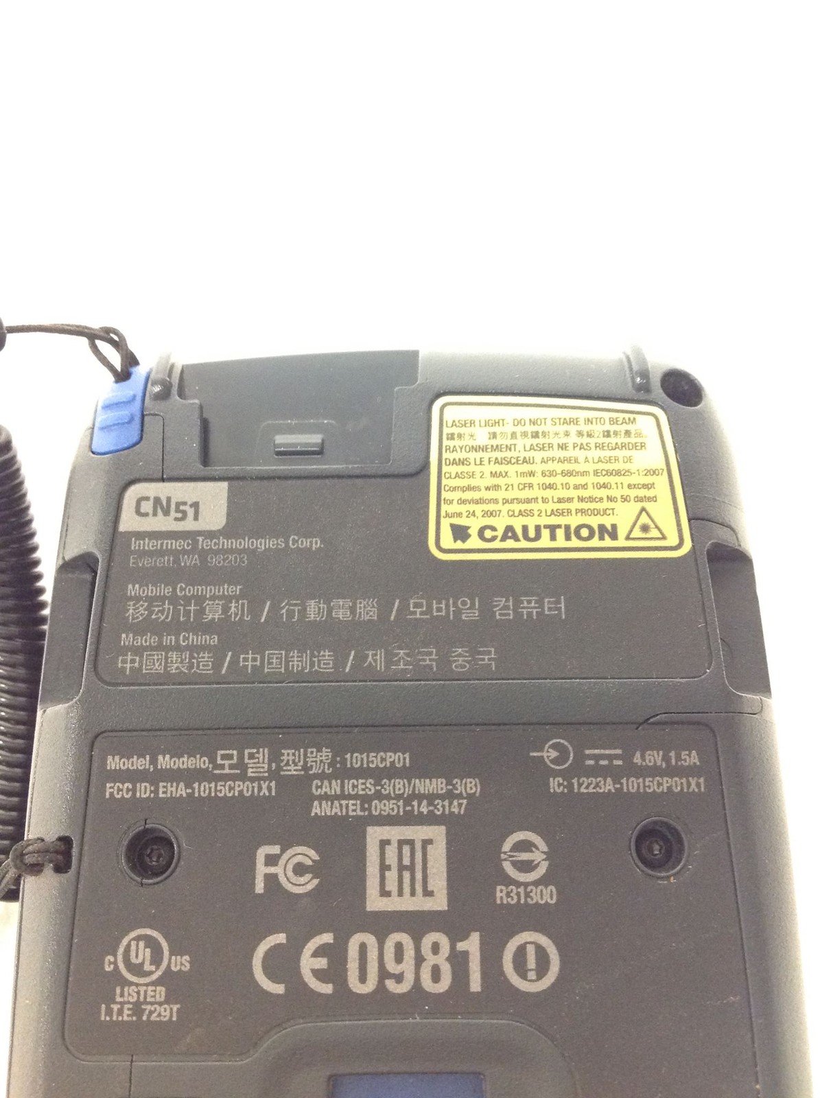 Intermec 1015CP01 Mobile Computer TI A9 OMAP4 w/ Handle & Stylus Tested Working