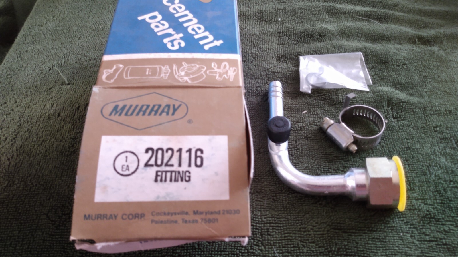 Murray 202116 -- Ford - -- 90 Degree  Discharge Fitting , ( ref:  # 12738 )