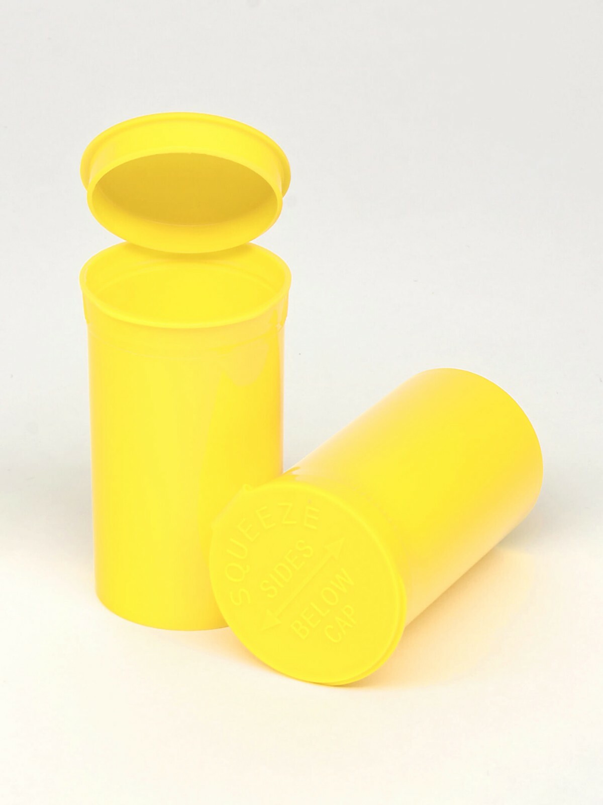 225 Lemon Vials - 19 DRAM Pop Top Bottle - Smell Proof Containers