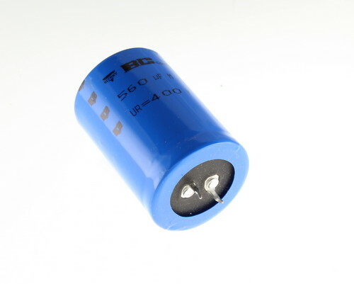 2x 560uF 400V DC Radial Snap In Mount Electrolytic Capacitor 400VDC 560mfd 105C