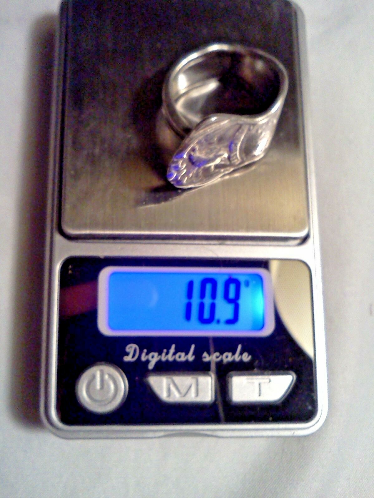 Vintage Maryland Silver Spoon Ring