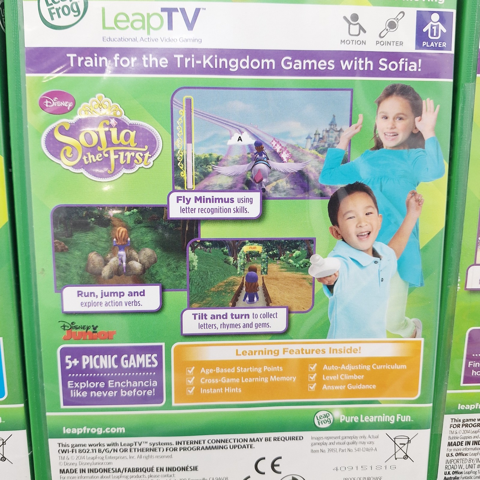 Lot Of 6 Leap Frog Tv Educational Gaming Games All Complete In Cases And Working