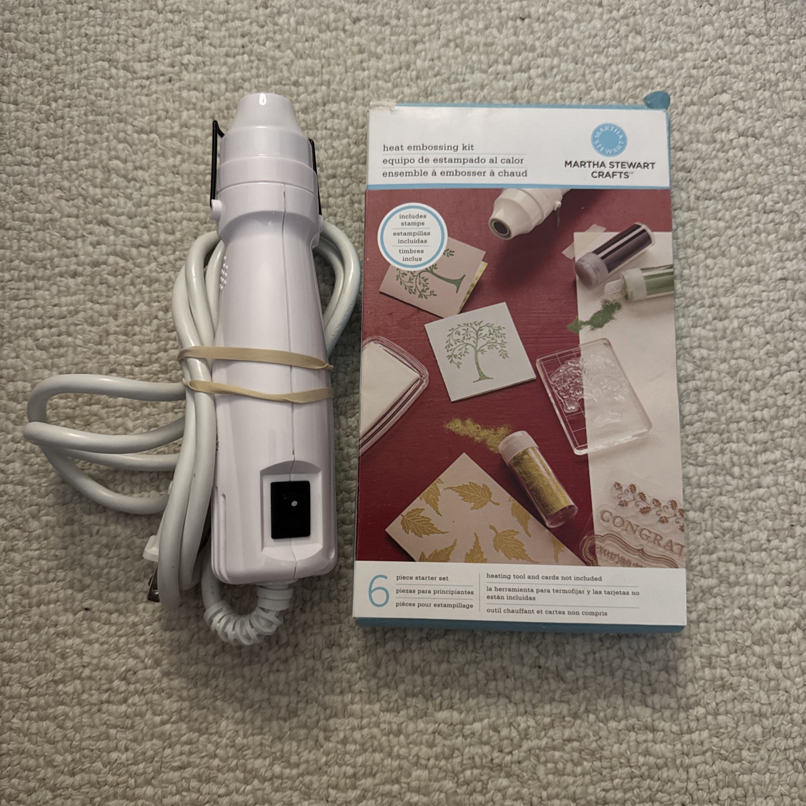 Martha Stewart Crafts Heat Embosser & Dry Embossing Starter Kit - Barely Used