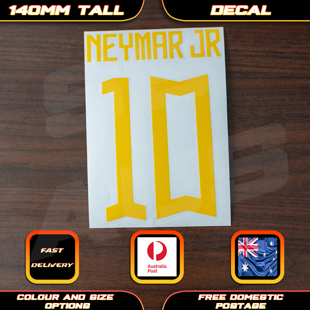 Neymar Jr Brazil Football Soccer World Cup Style Decal Sticker Car Laptop Kids