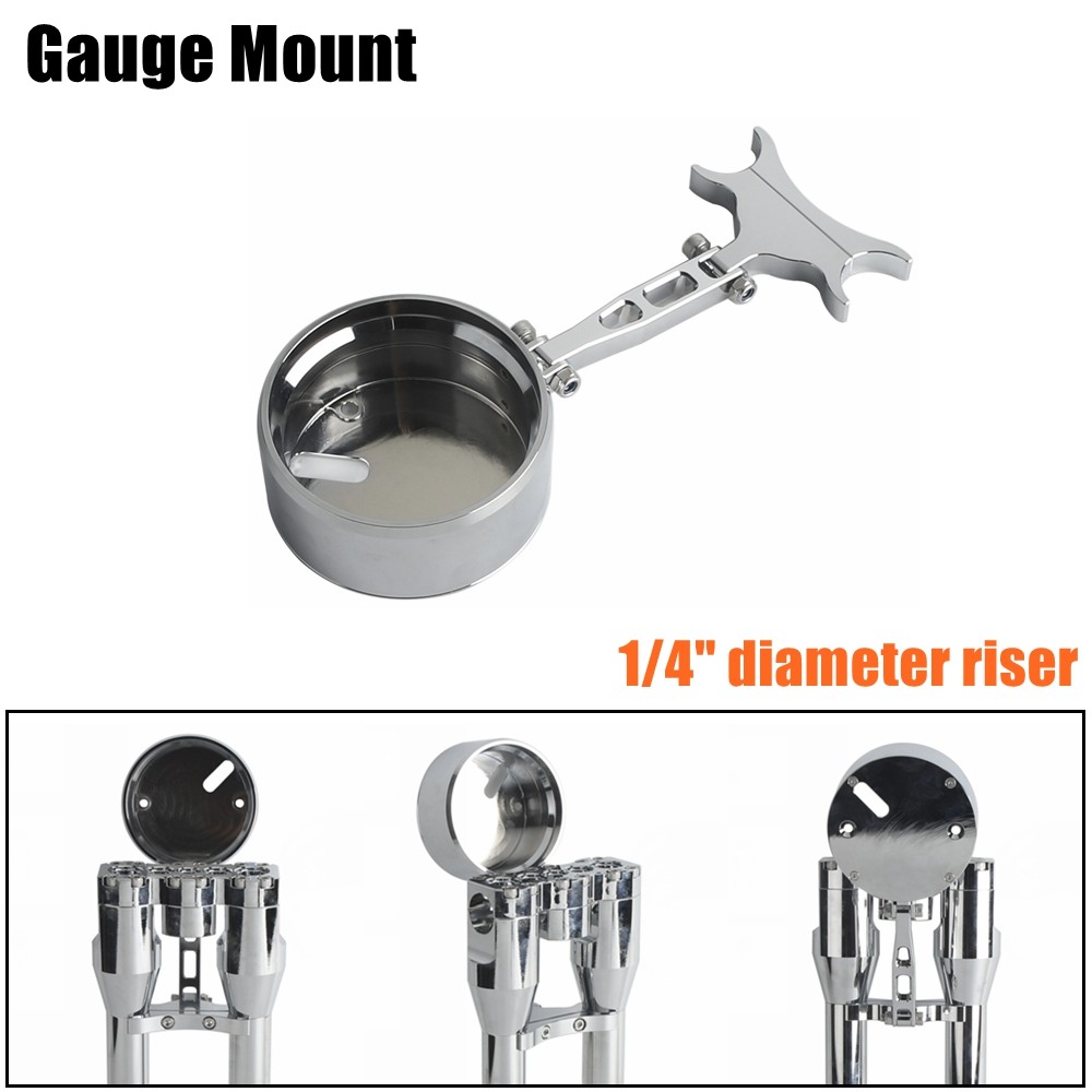 CNC Aluminum Digital Gauge Mount Housing For Harley Softail FXLRS FXFB 2018-2024
