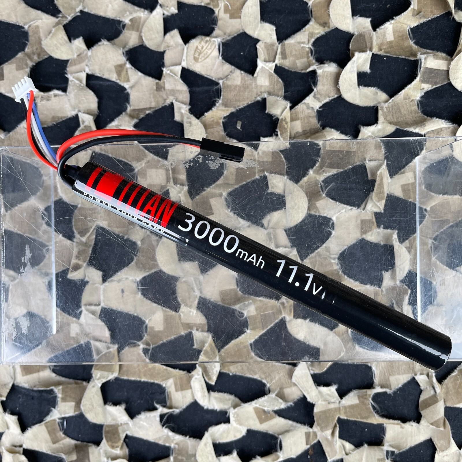 NEW Titan 3000mAh 11.1V Stick Tamiya Airsoft Battery (1142)