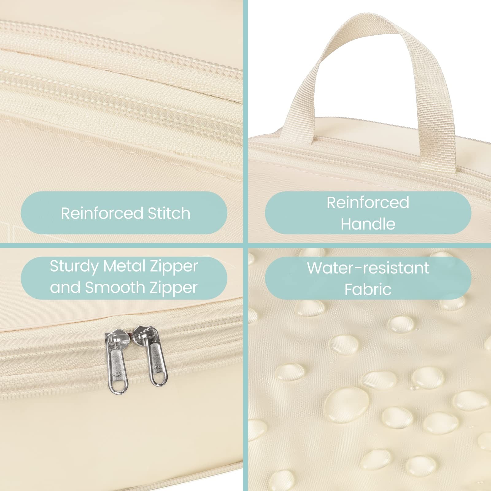 Compression Packing Cubes for Travel, 6 Set Lightweight Expandable Packing Cu...