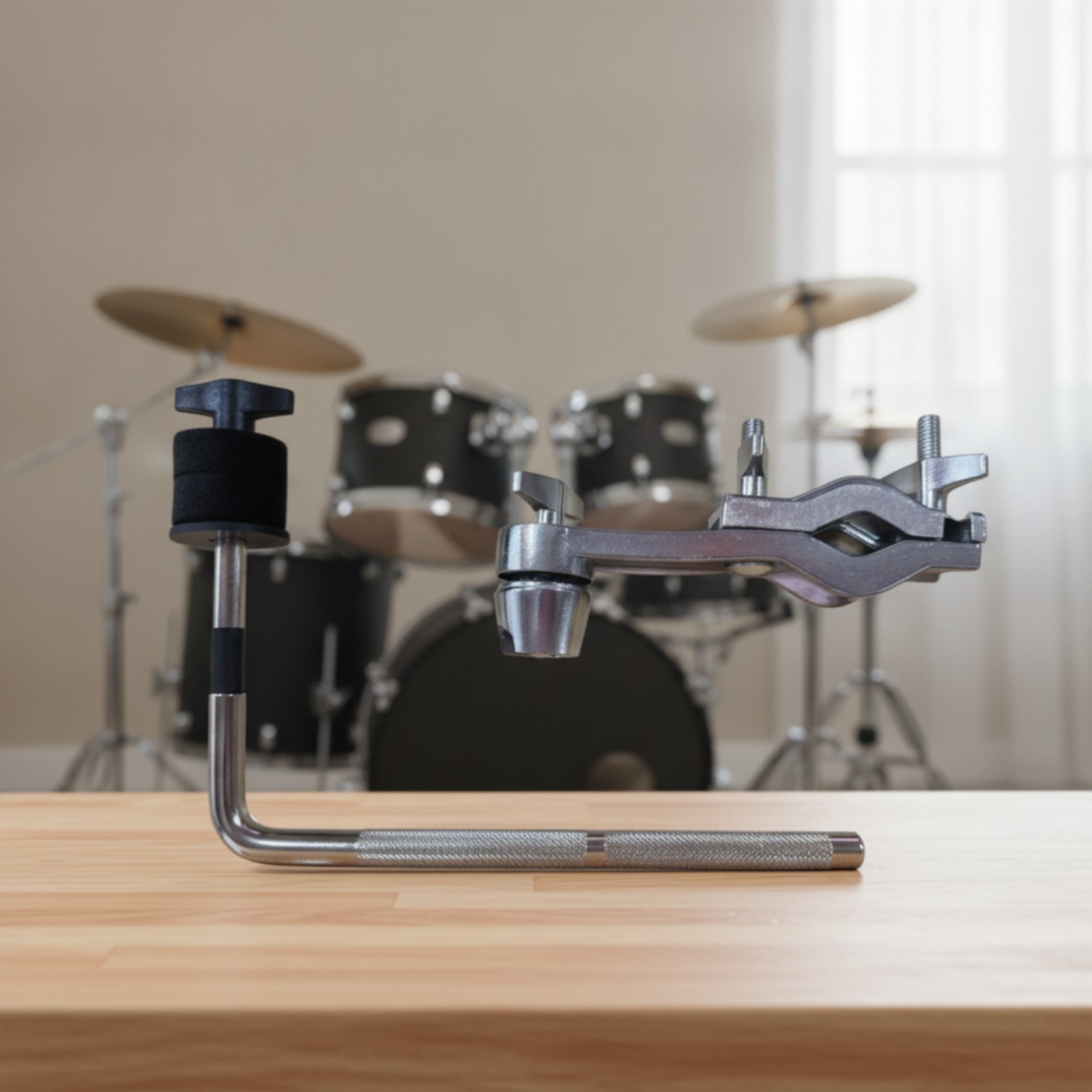 Drum Hardware Extension Clamp Sturdy Percussion Holder Space-Saving for
