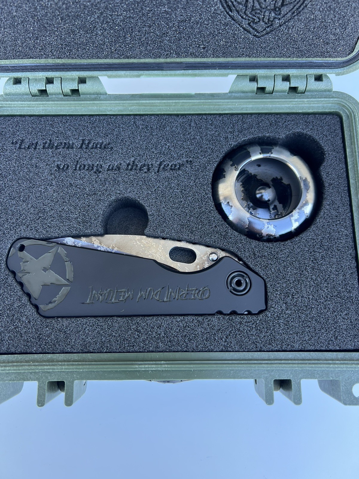 Blackside Customs Strider Knives Collaboration SMF - Yo Yo Set - Black