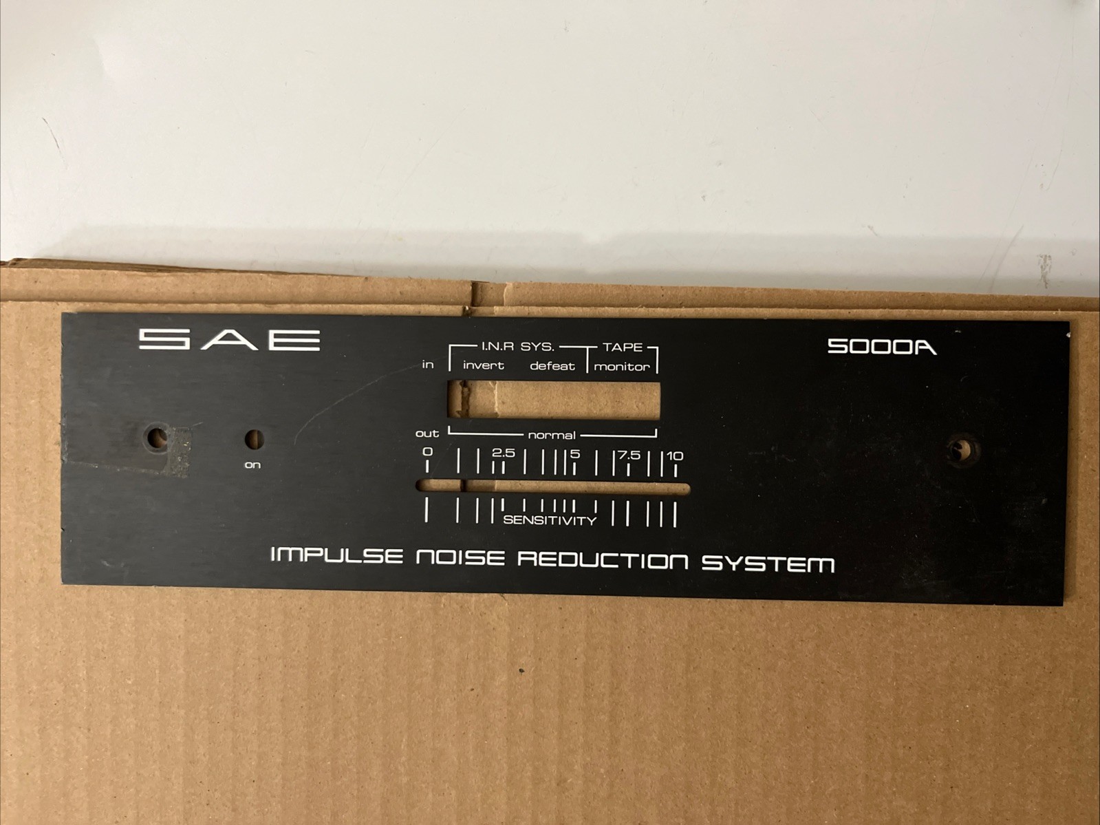 SAE Impulse Noise Reduction System 5000A Replacement Faceplate Only! Read