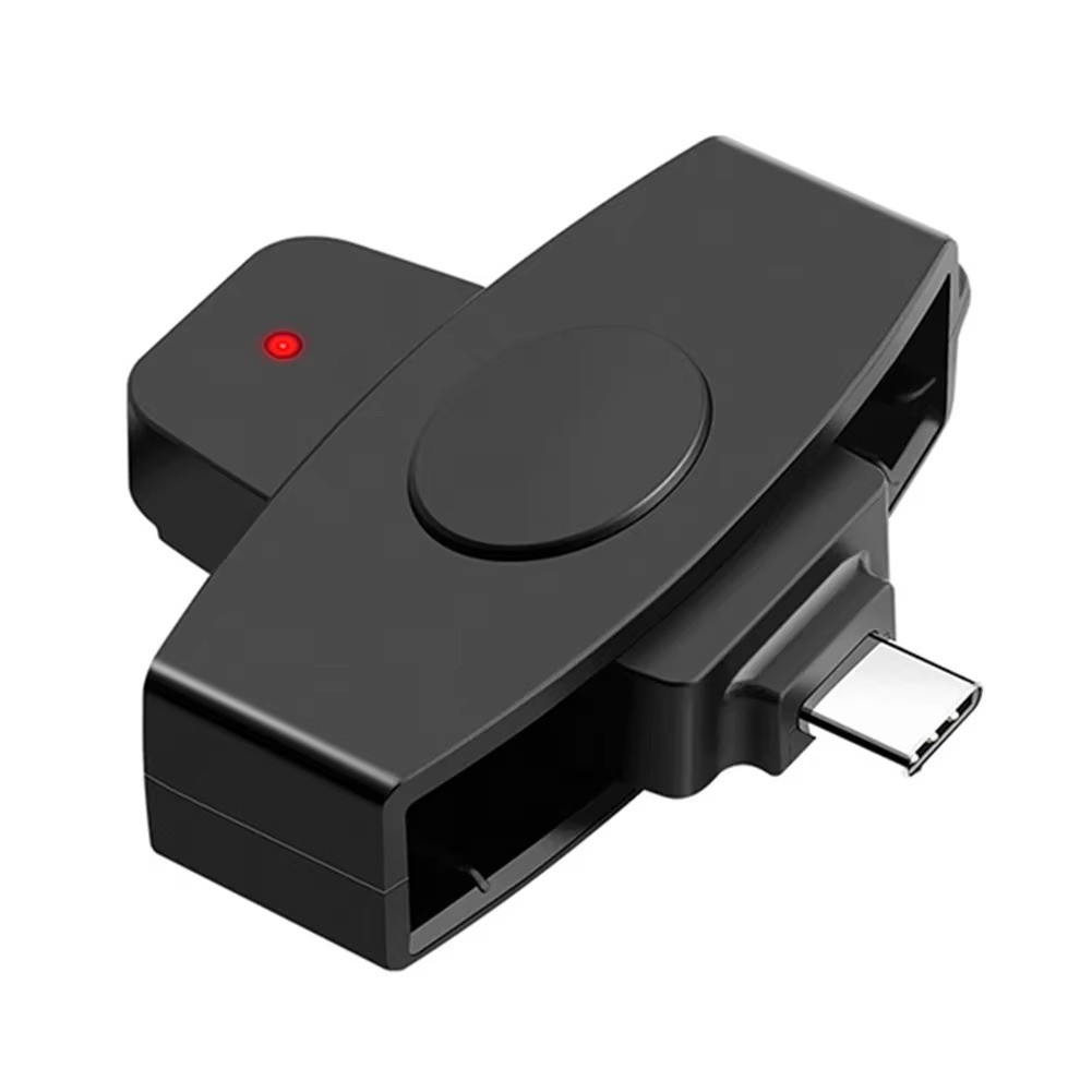 1PC Portable EMV Card Reader Adapter Bank Card External Reader Windows Mac