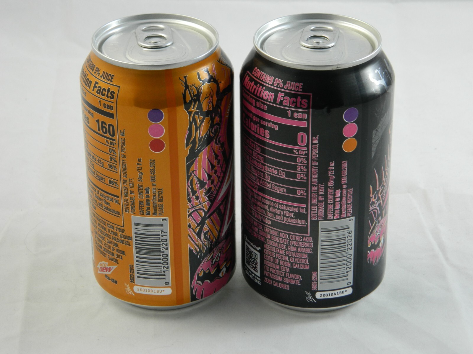 Mountain Dew Voo Dew 2022 Zero Sugar Regular 12 Oz Can VooDew New MTN 2 Pack