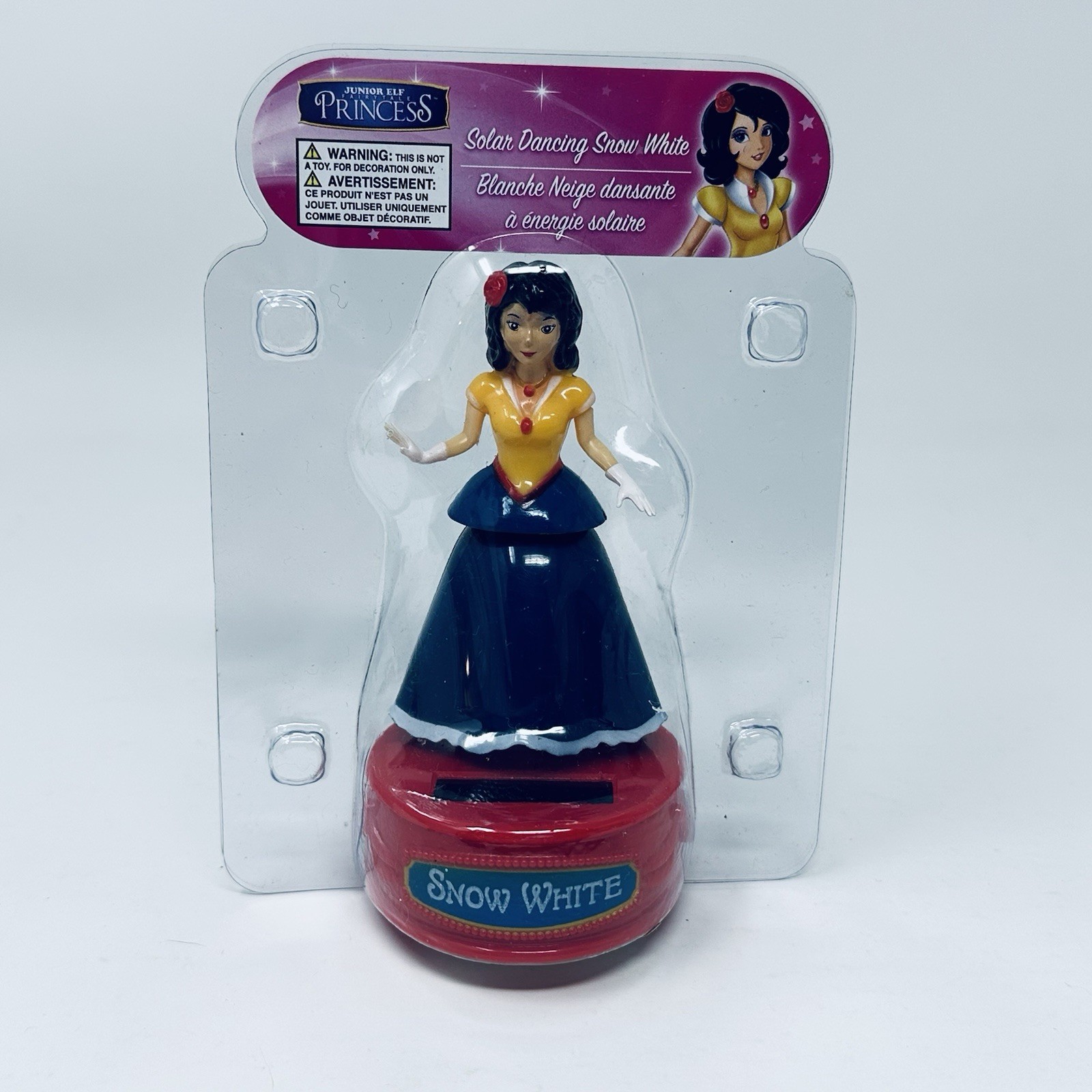 2010 Solar Light Powered Dancing Snow White Fairy Tale Princess Sealed