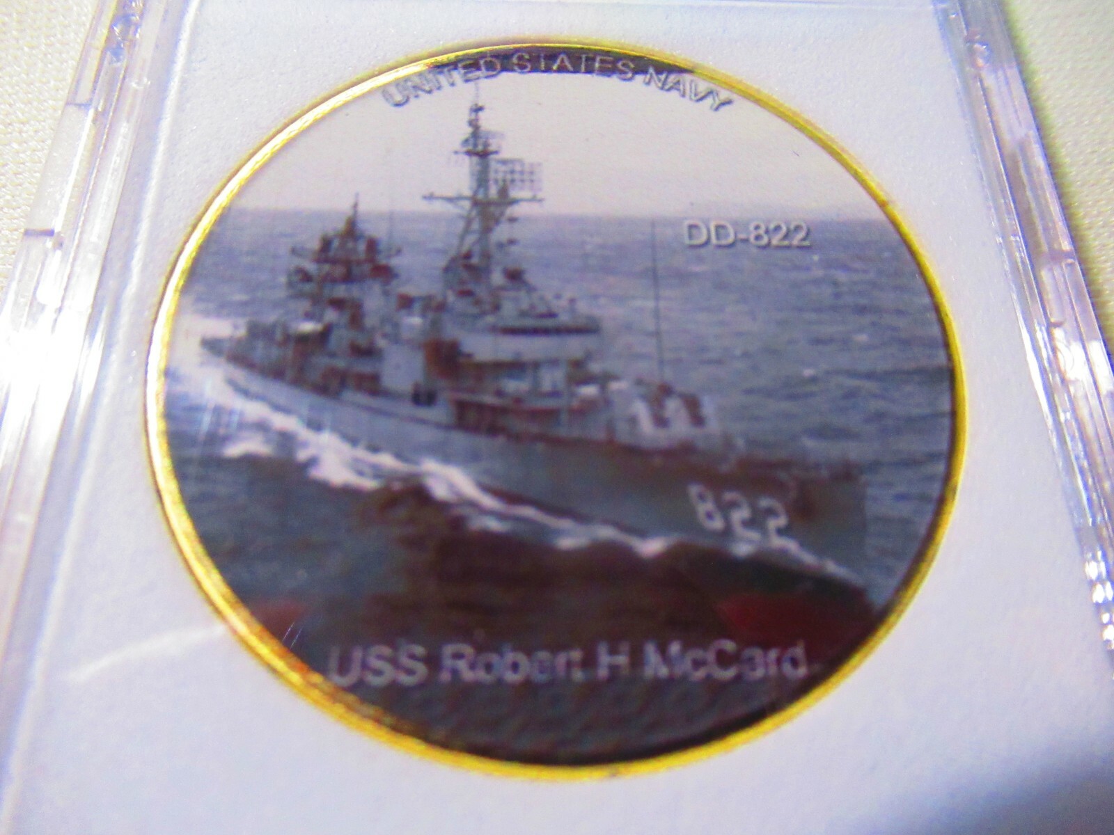 US NAVY - USS Robert H. McCard (DD-822) Challenge Coin
