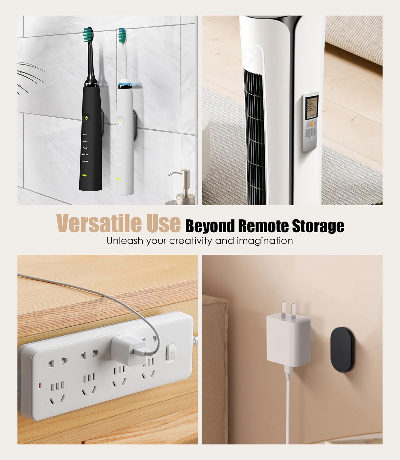 Magnetic Remote Control Holder Wall Mount, 2025 Upgraded Smaller & Stronger M...