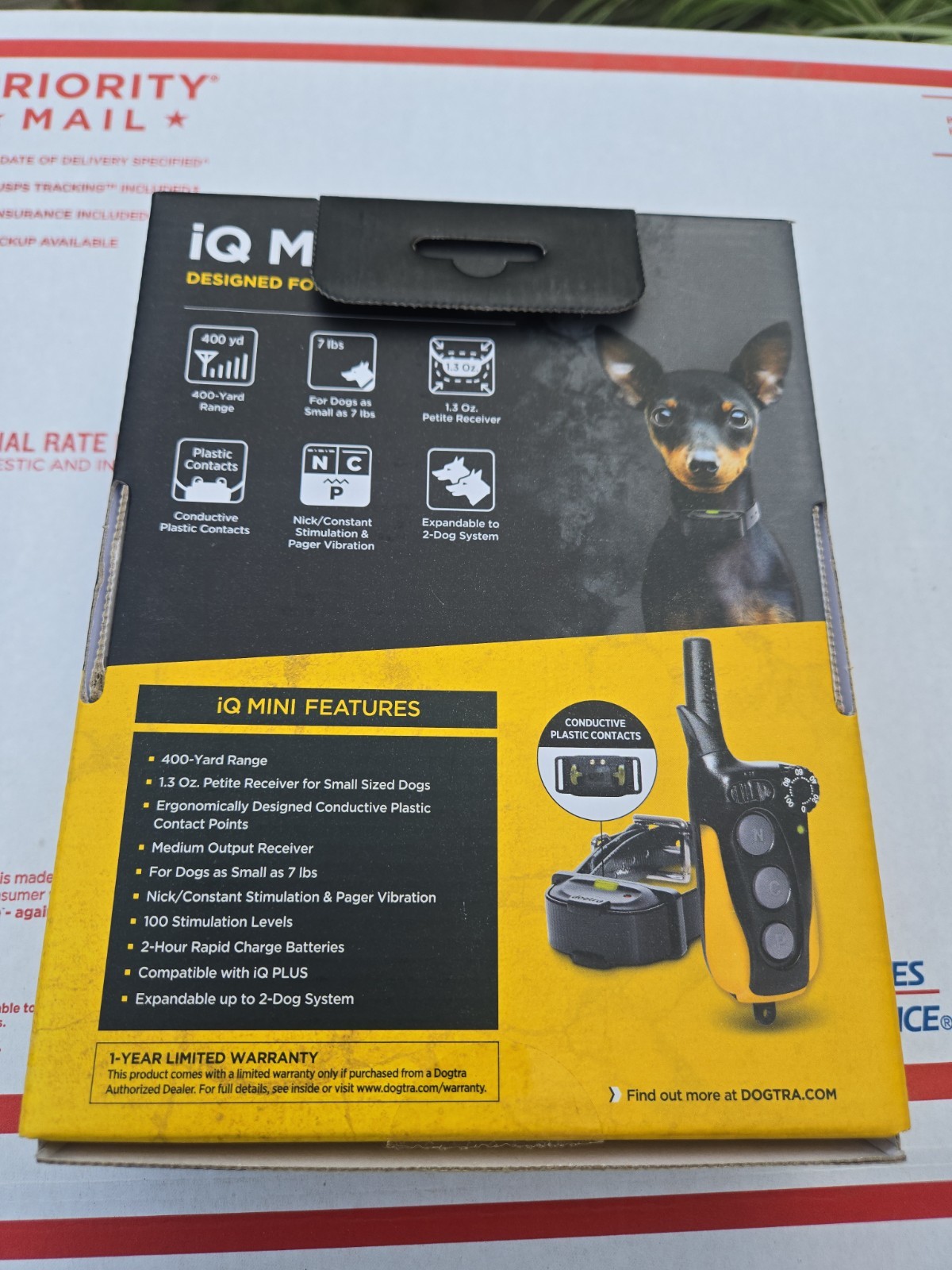 Dogtra iQ Mini Remote Dog Training Collar, Lot A, READ