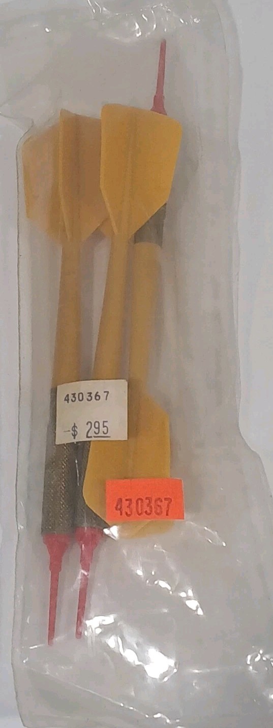 Vintage Darts Soft Tip Yellow  Preserved In Original Packaging
