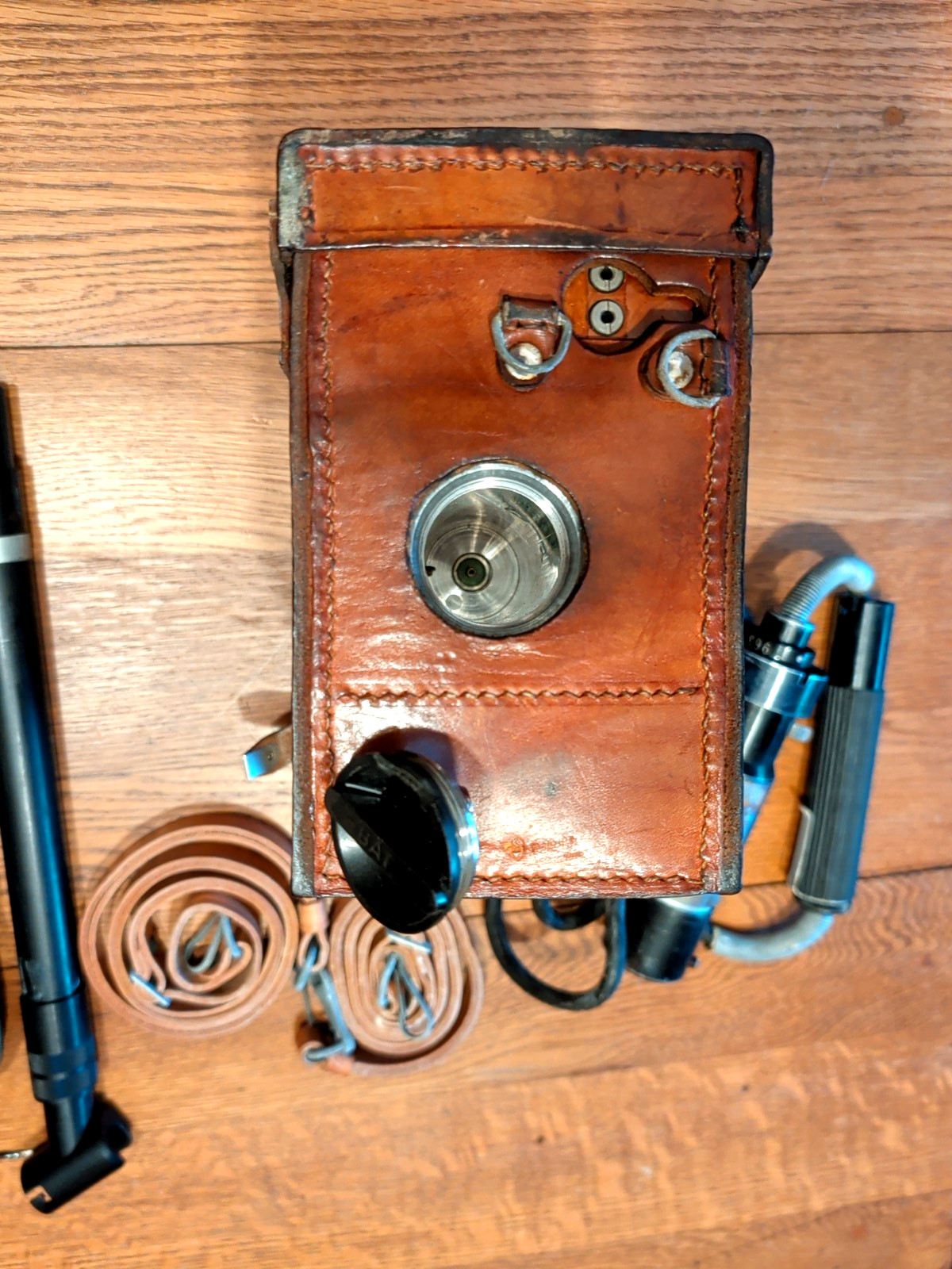 Vintage Cold War Polish Geiger Counter Dedector DP-66