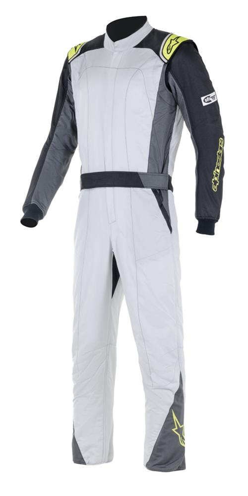 Suit Atom Silver Flu/Yel Large ALPINESTARS USA 3352822-1950-56
