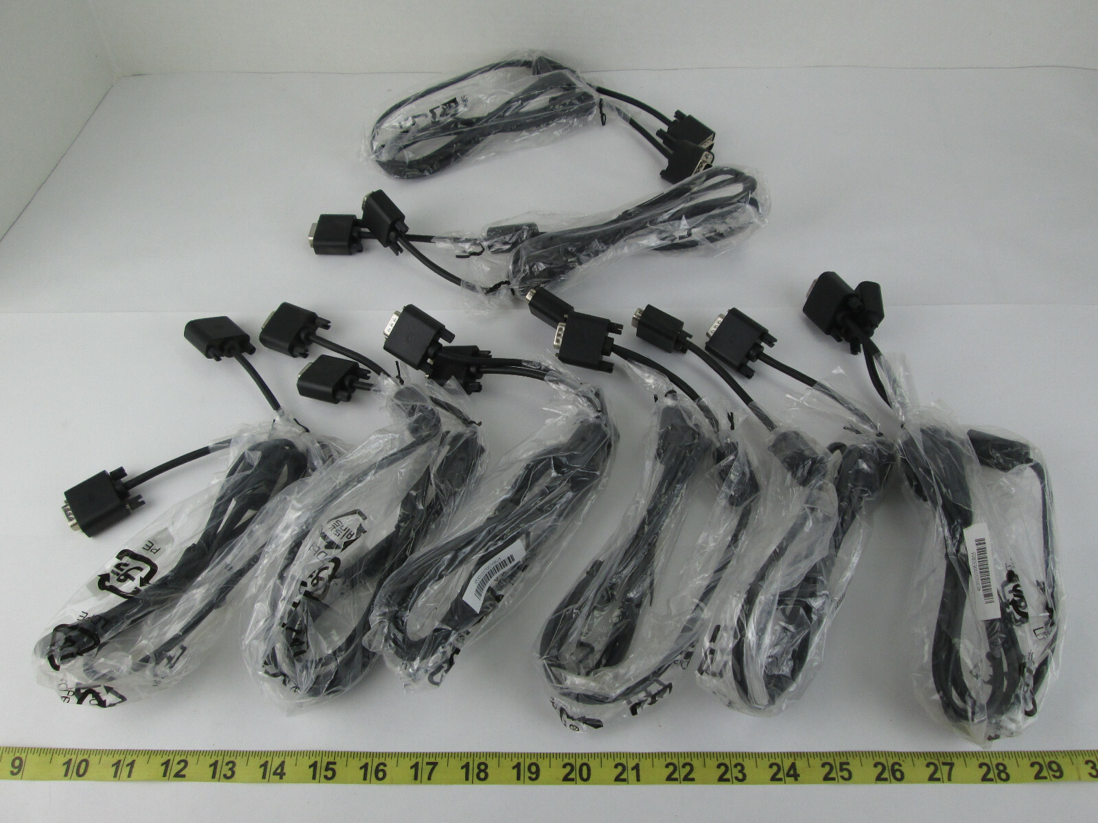 Lot of New Genuine Dell VGA Cables 453010100630R05 6' Computer Monitor SKU C